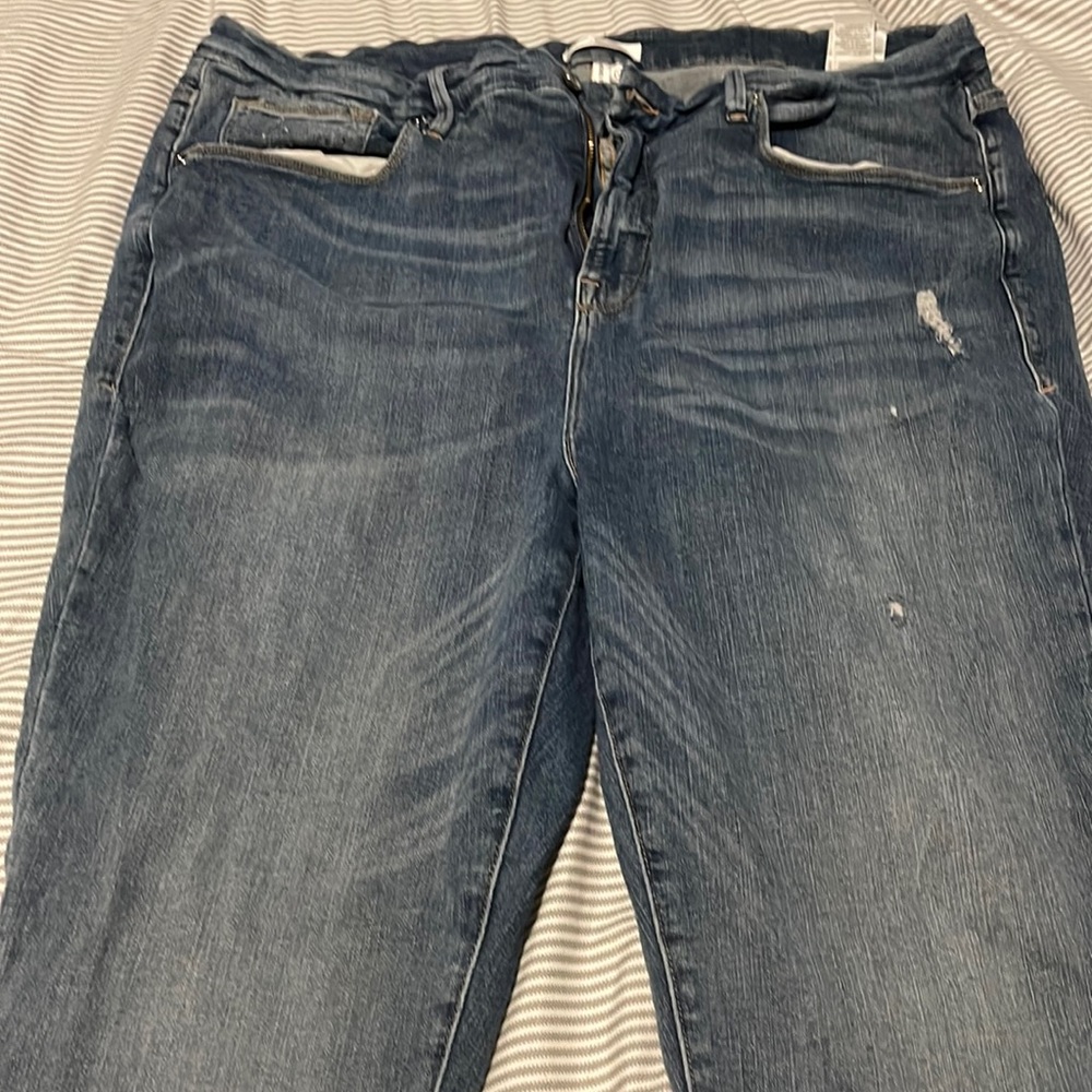 Good American good legs crop euc